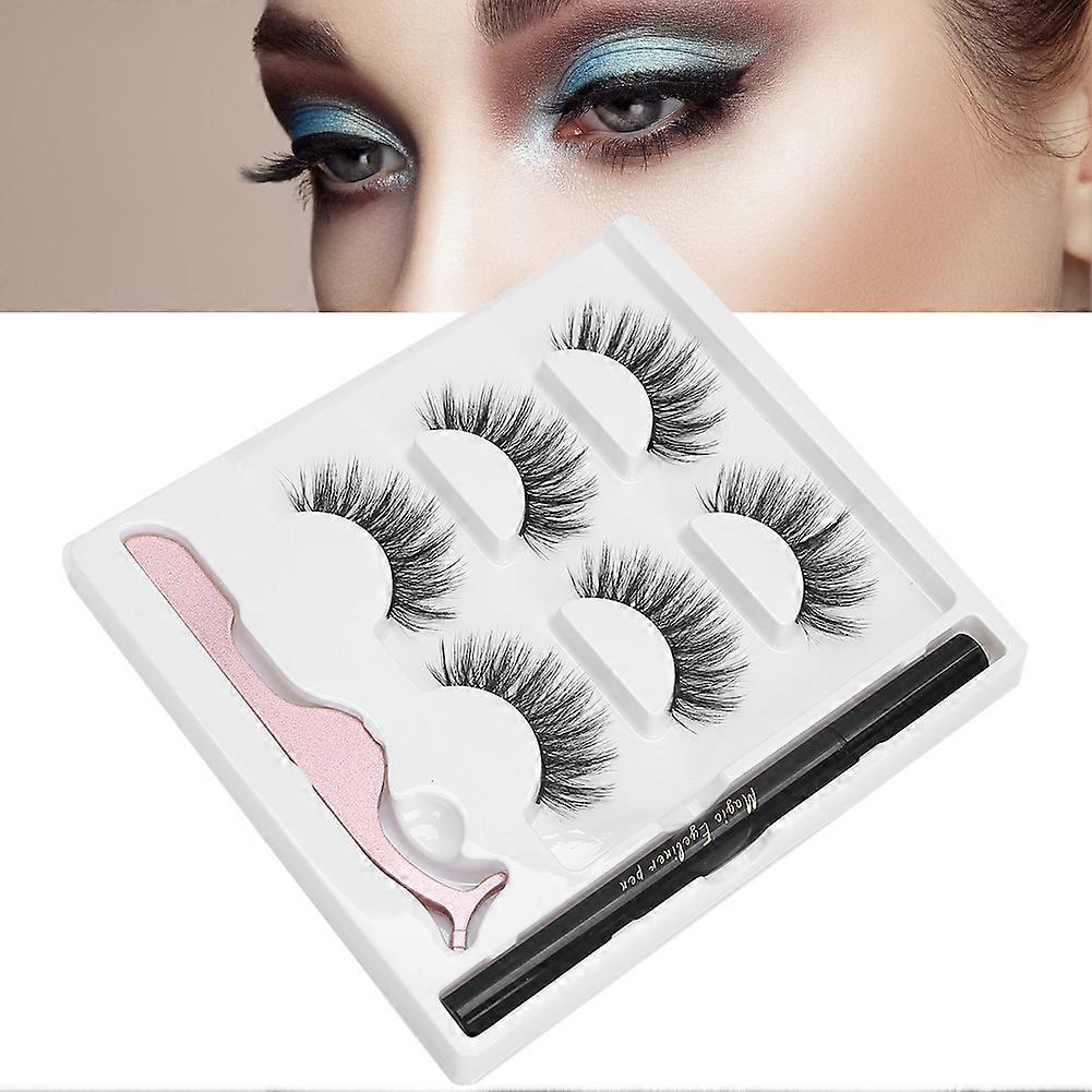 Self-Adhesive Eyeliner Set E07 Green Box 4ml Liquid + Lashes