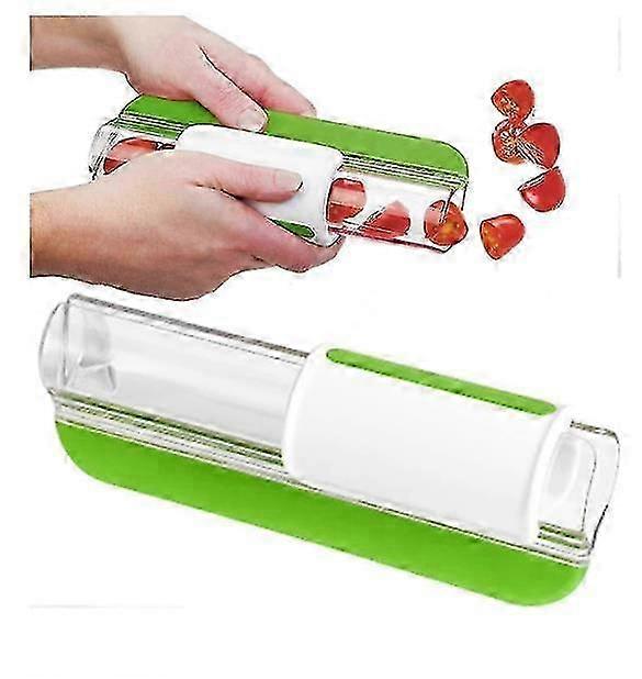 2025 Splitter,Fruit Slicer Grape/cherry/small Tomato Splitter, Stainless Steel Tomatoes Slicer With Sharp Blades, Salad Fruit Separator For Fruit Sala