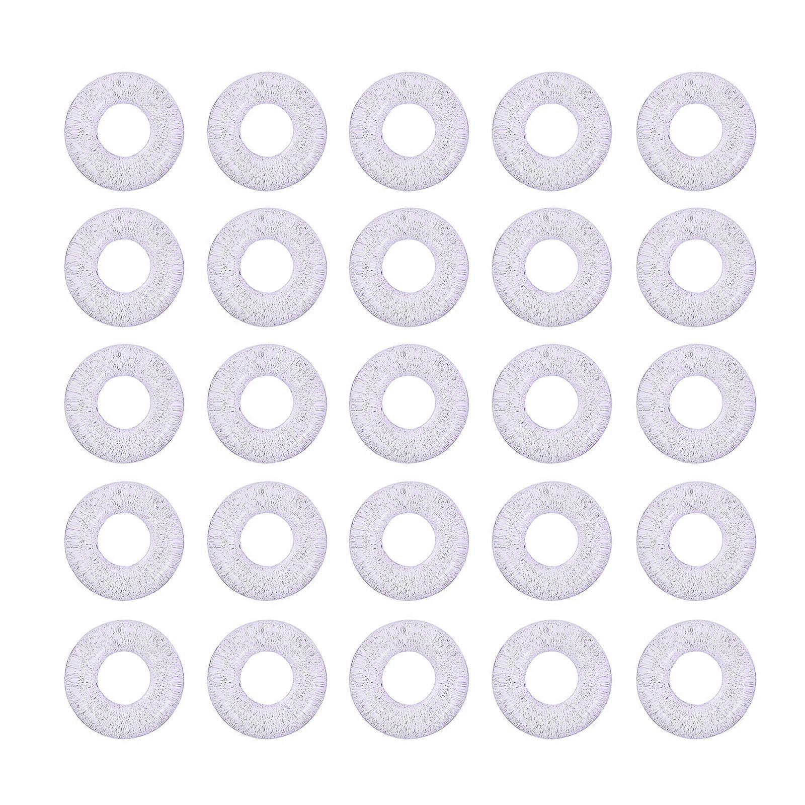 Handmade Headdress Material Glass Doughnut Beads for 100Pcs Set