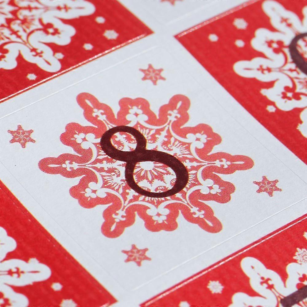 Xmas Stickers Twelve Days of Christmas Stickers Advent x 35