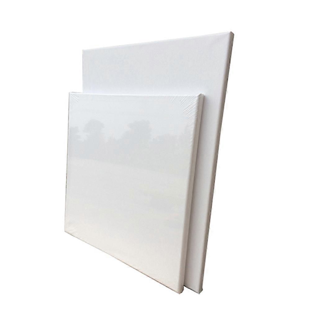 Wood Artist Stretched Canvas Cotton Painting Canvas for Drawing Use 2Pcs