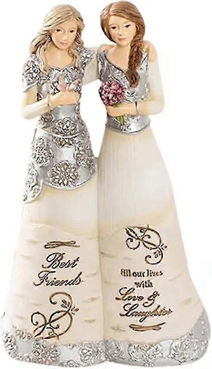 Friendship Statue,memorial Friendship Sculpture Decor,friendship Figurine For Desktop Ornament