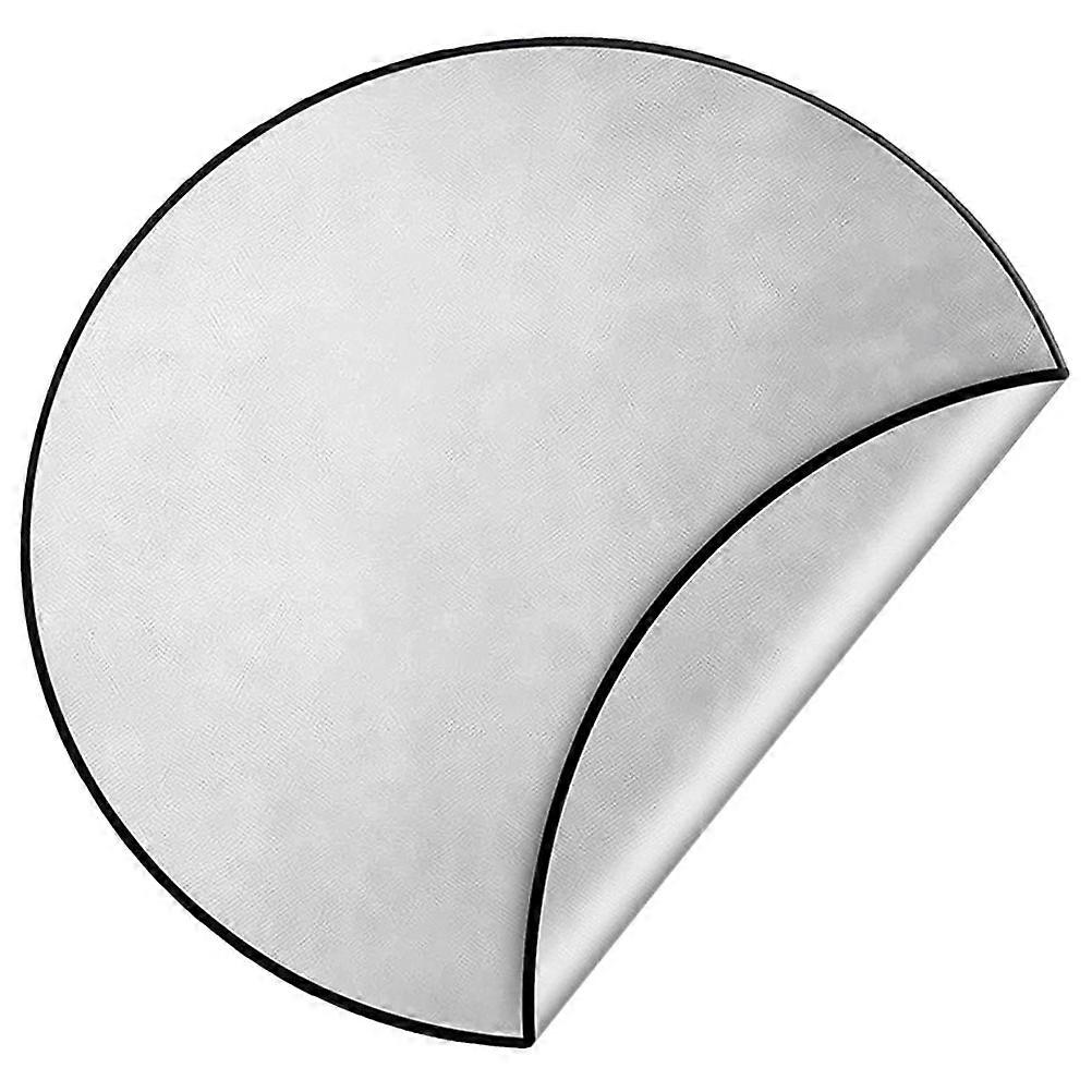 Outdoor Fireproof Mat Fire Pit Grass Protector for Patio and Lawn Silver Cloth Fireproof Waterproof Protection 1Set