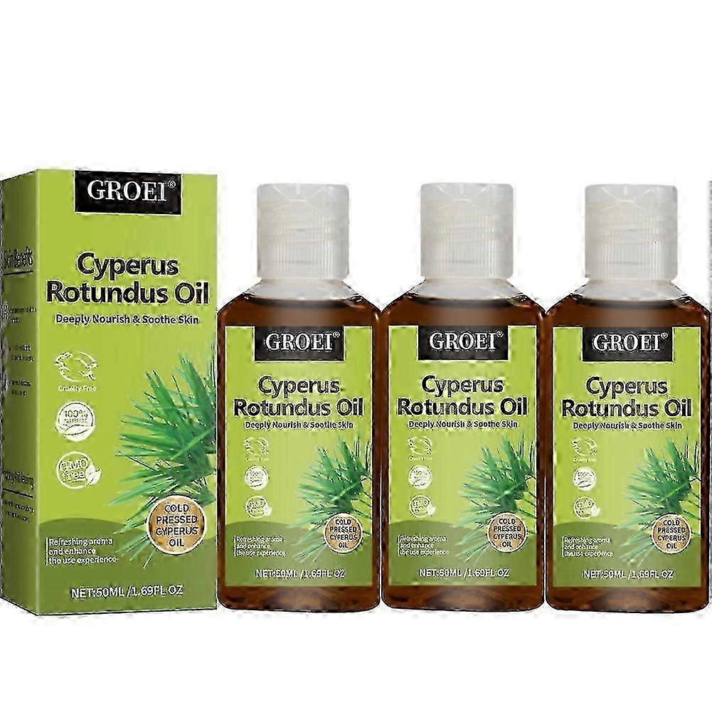 potrivit pentru ulei de Cyperus Rotundus pentru îndepărtarea părului - Ulei de Cyperus 100% natural care reduce creșterea părului de pe corp, hidratant și calmant 50ml-jc