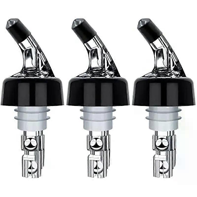 Automatic Measured Bottle Pourer - Pack of 3 20ml 30ml 40ml Quick Shot Spirit Measure Pourer Drinks Wine Cocktail Dispenser