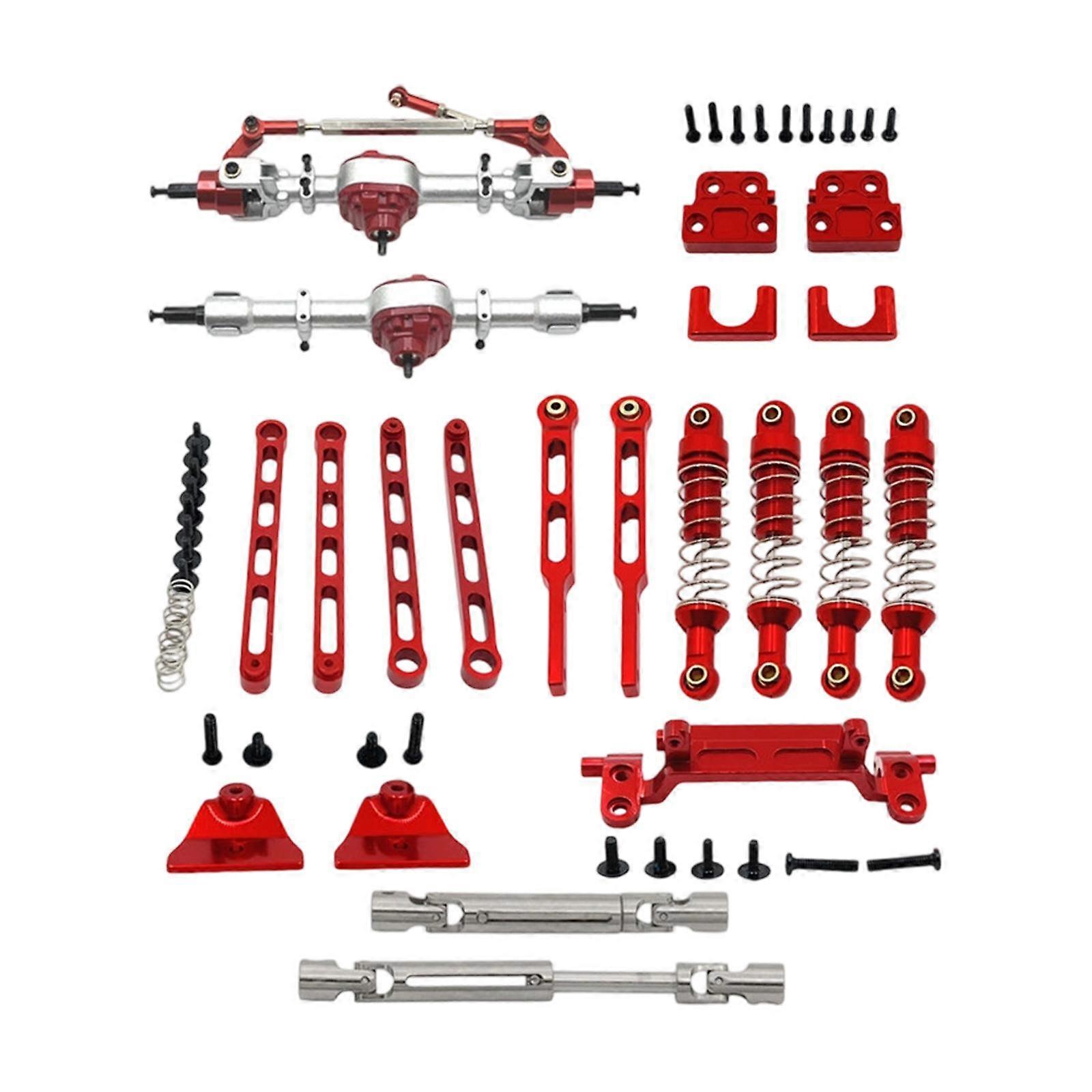 1/12 RC Car Front and Rear Axle Set Shock Absorber Mounts Directly Replace Parts