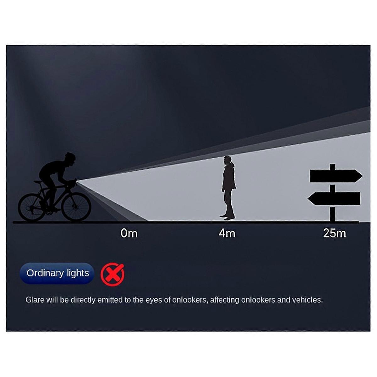 Bicycle Light with High Decibel Horn, High Brightness, Black & Red