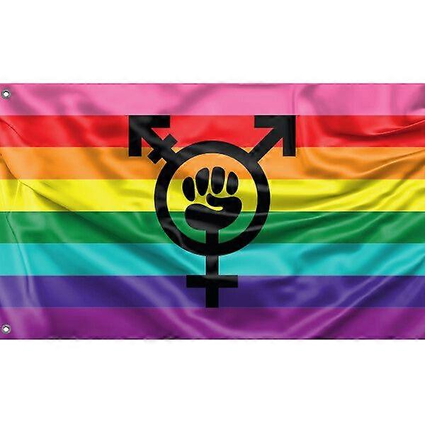 Transfeministisk symbolflagg FG918