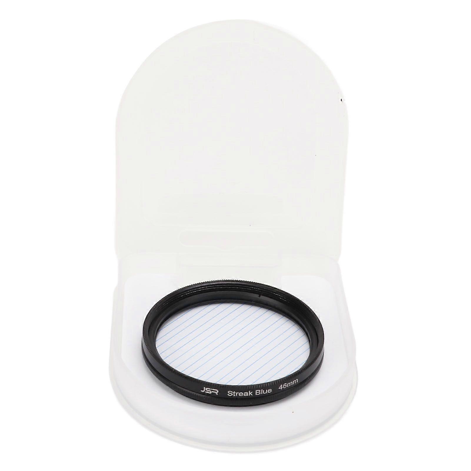 Junestar Blue Streak Special Effects Filter Dot to Line Filter Waterproof Camera Accessories 46mm