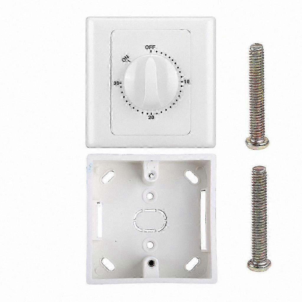 Mechanical Countdown Timer Switch with Auto Off and Minute Settings for General Use