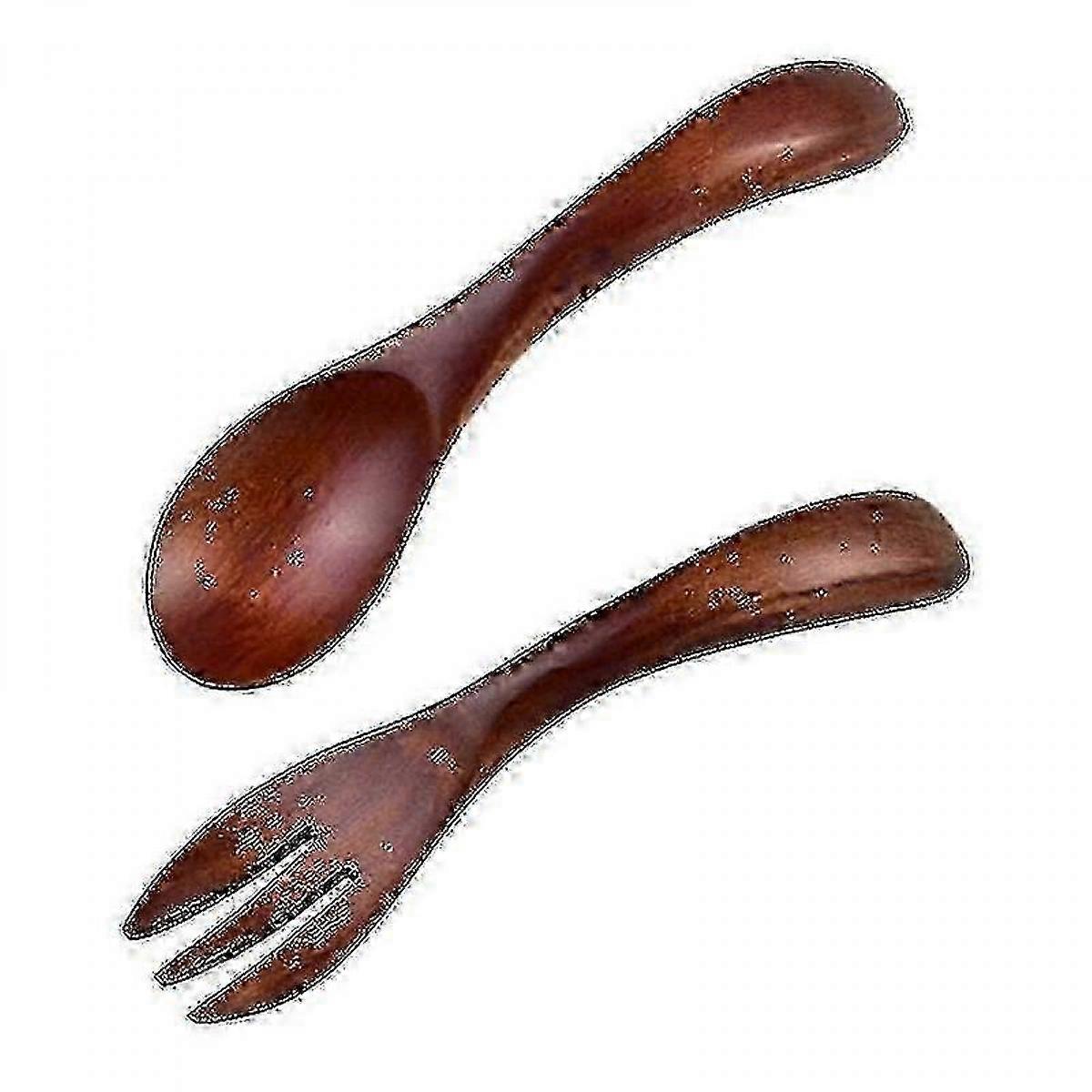 2025 1pcs Kitchen Tableware, Wooden Fork