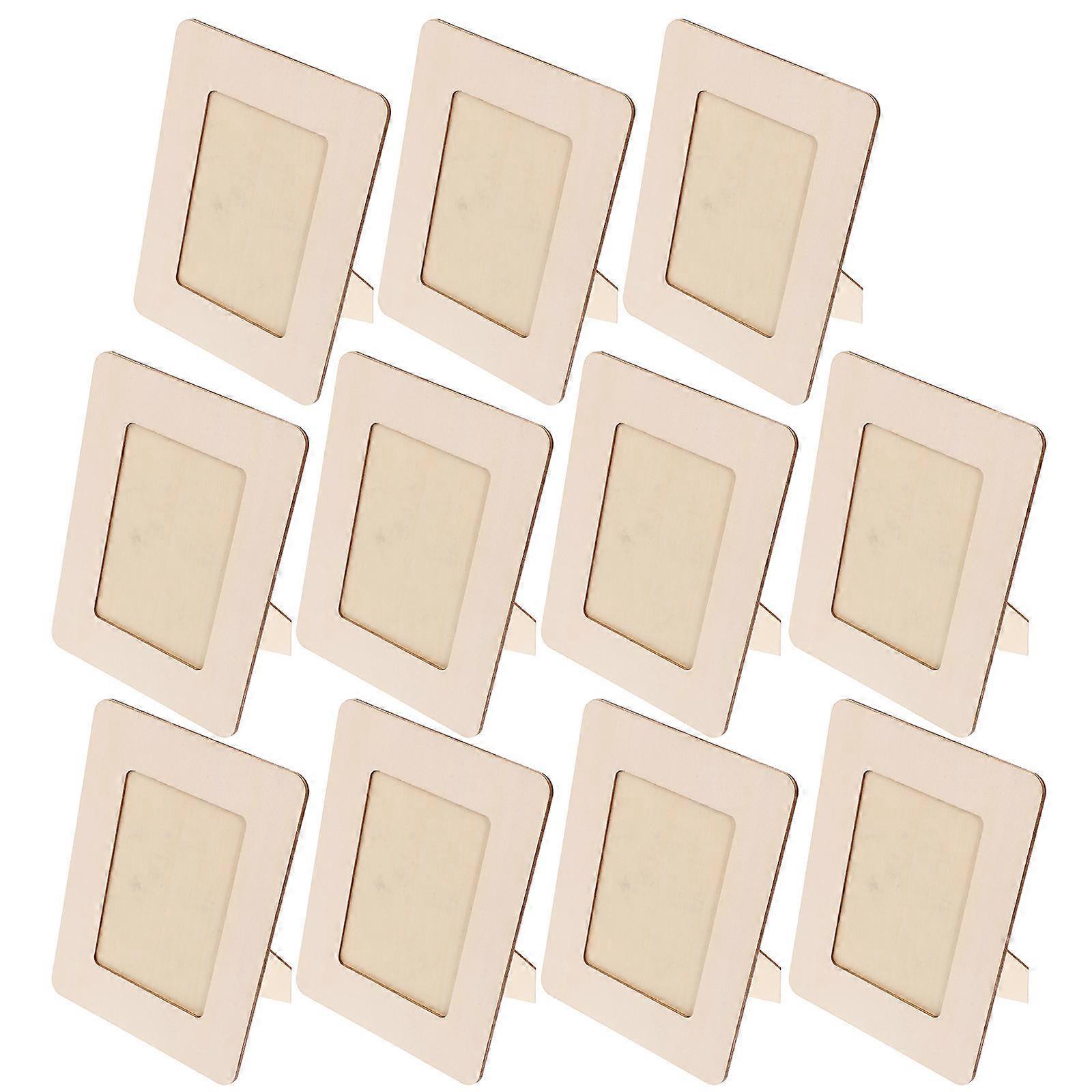 Miniature Wood Frame Photo Frame DIY for Crafts 20Pcs Set