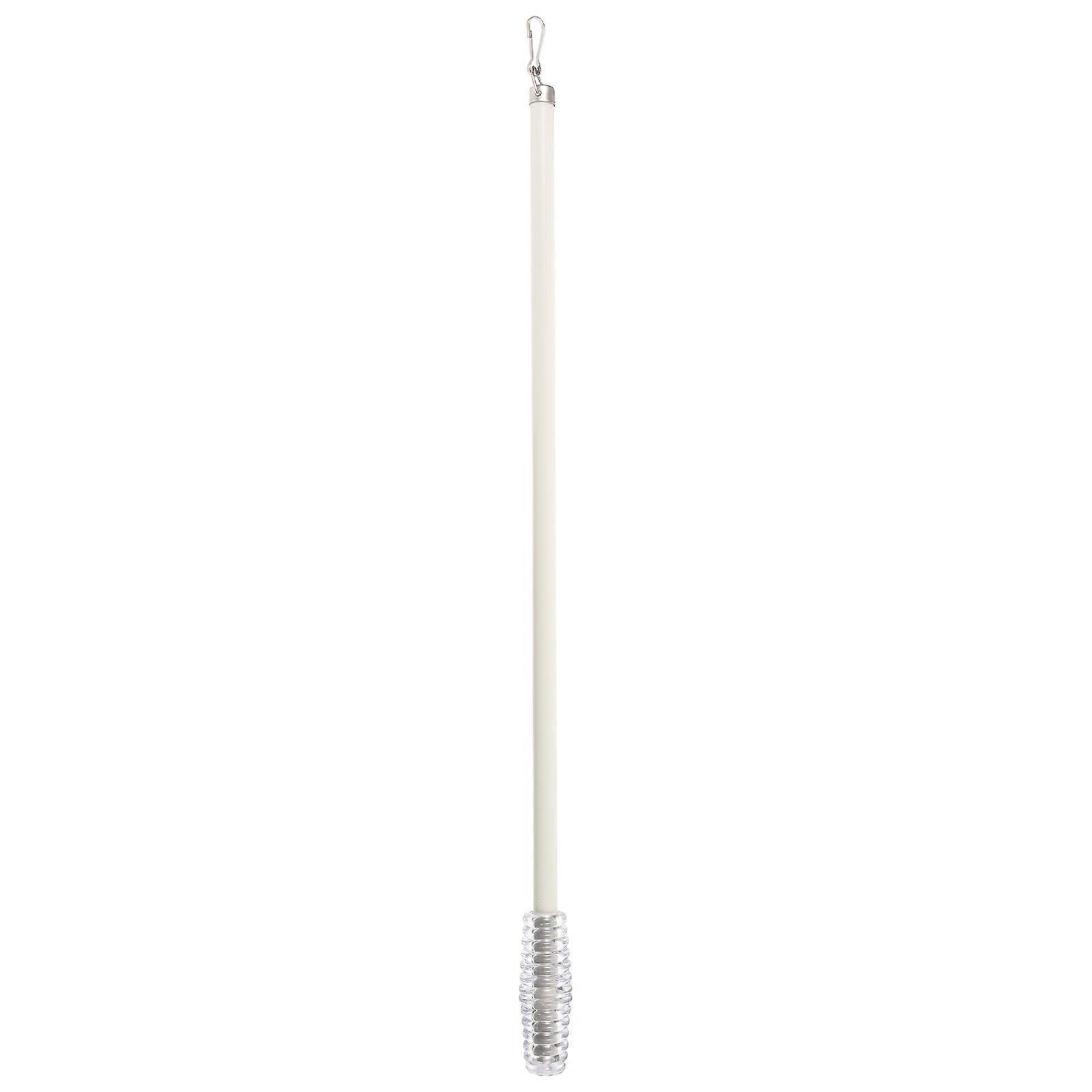 Drapery Pull Rod Curtain Wand for Home Use 5Pcs White Plastic Rods