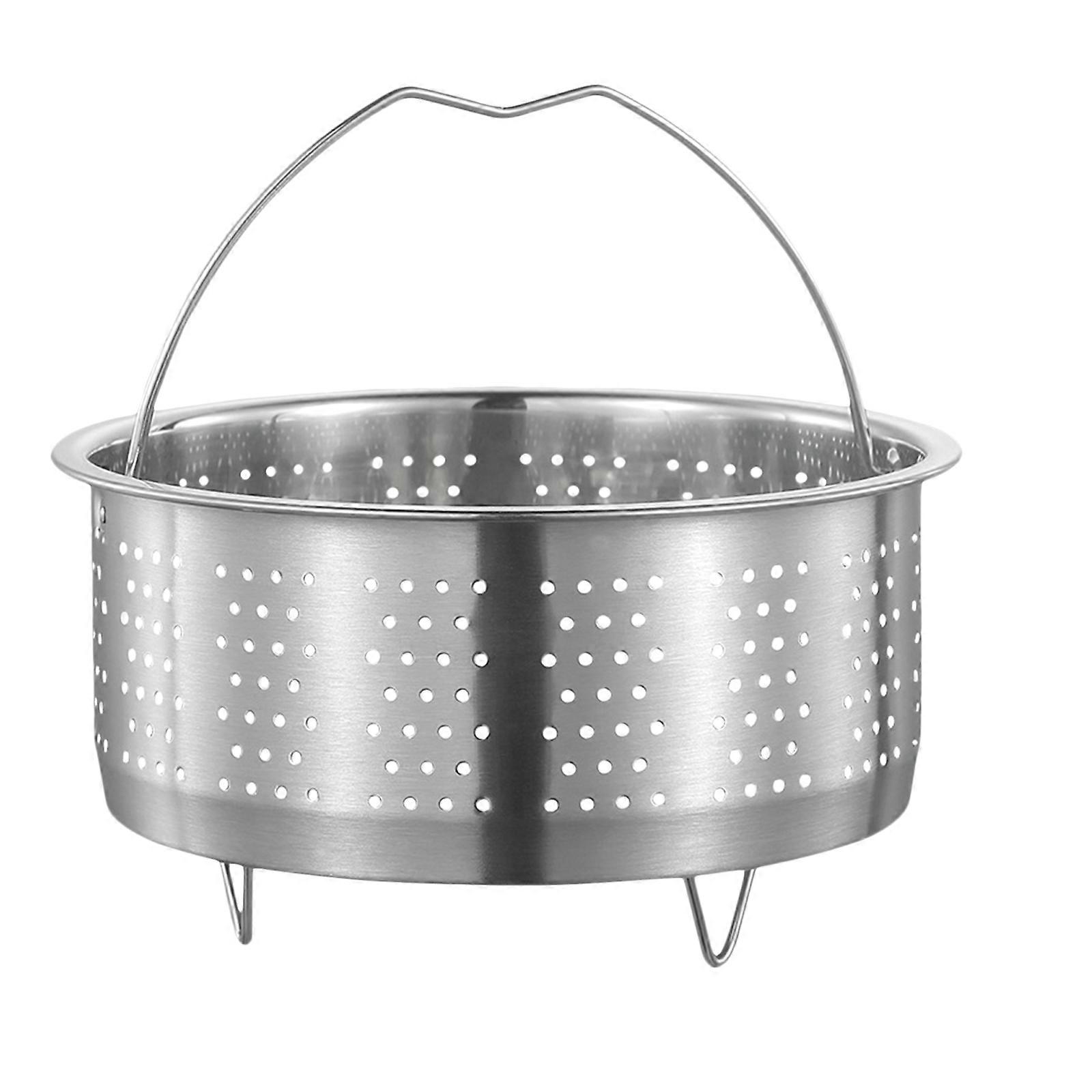 2Pcs Vegetable Steamer Stainless Steel Basket for Multi-Use Steaming