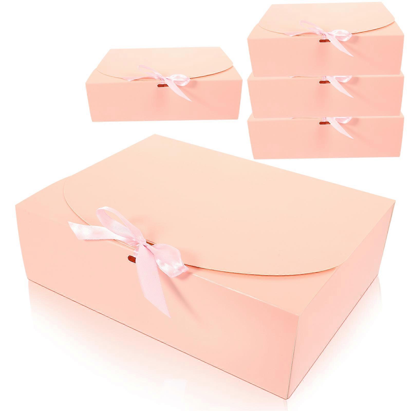 Mini Decorative Candy Boxes Suitable For Birthday Parties And Weddings With Square Shape 5Pcs