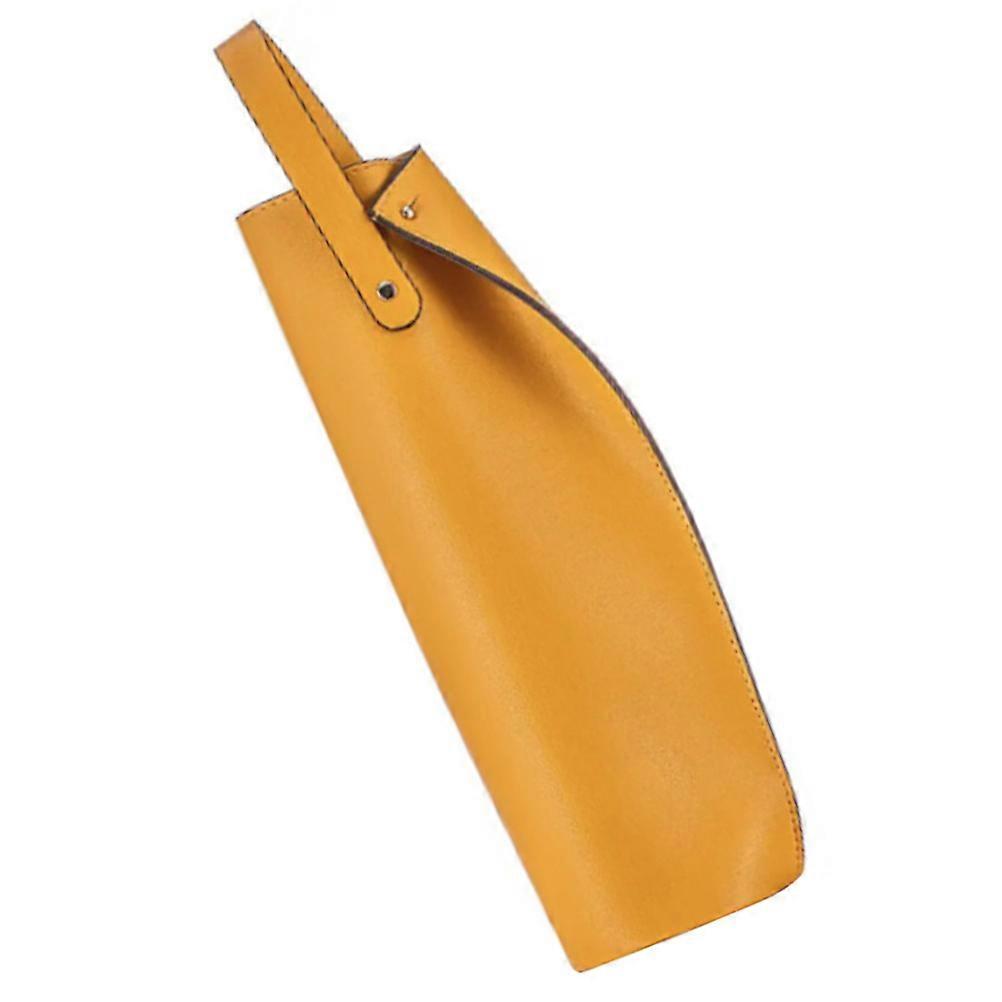 Yellow Red Wine Bag for Storage Use Single Wine Carrying Bag