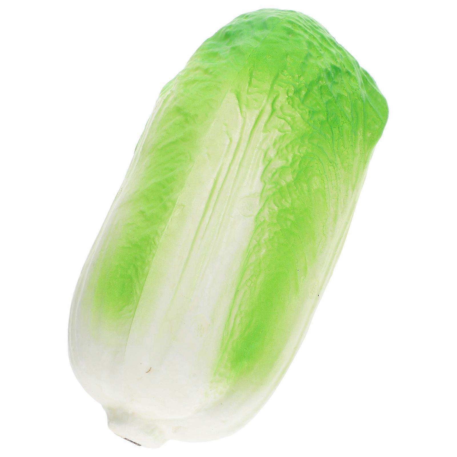 Artificial Cabbage 4Pcs for Decoration Fake Vegetable Kitchen Simulation