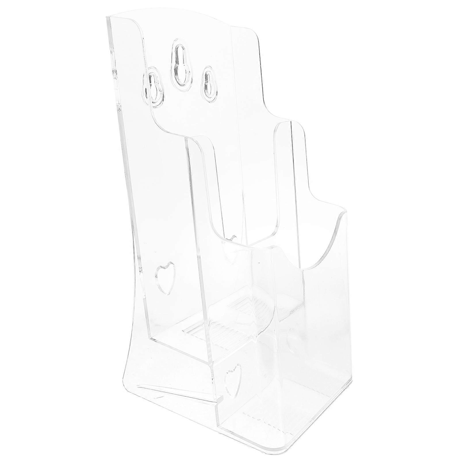 Desktop 4Pcs Pamphlets Holder Study Room Use Simple Style Document Organization 9.24X4.91X4.24In