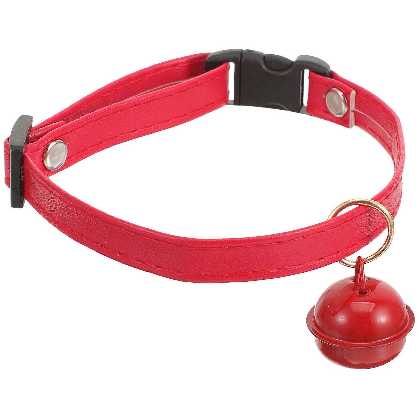Pet Collar with Bell Adjustable Collar for Cat with Bell