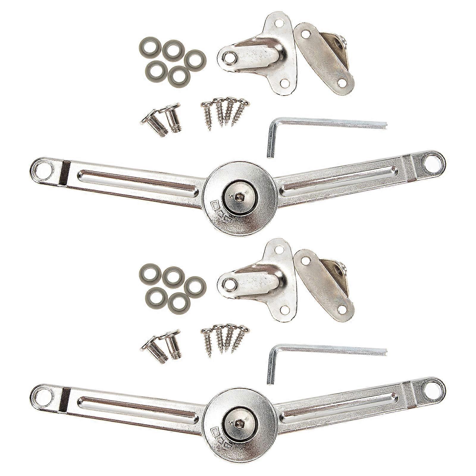 Hydraulic Lid Support Hinge Rod for Kitchen Cabinet Doors 4Pcs