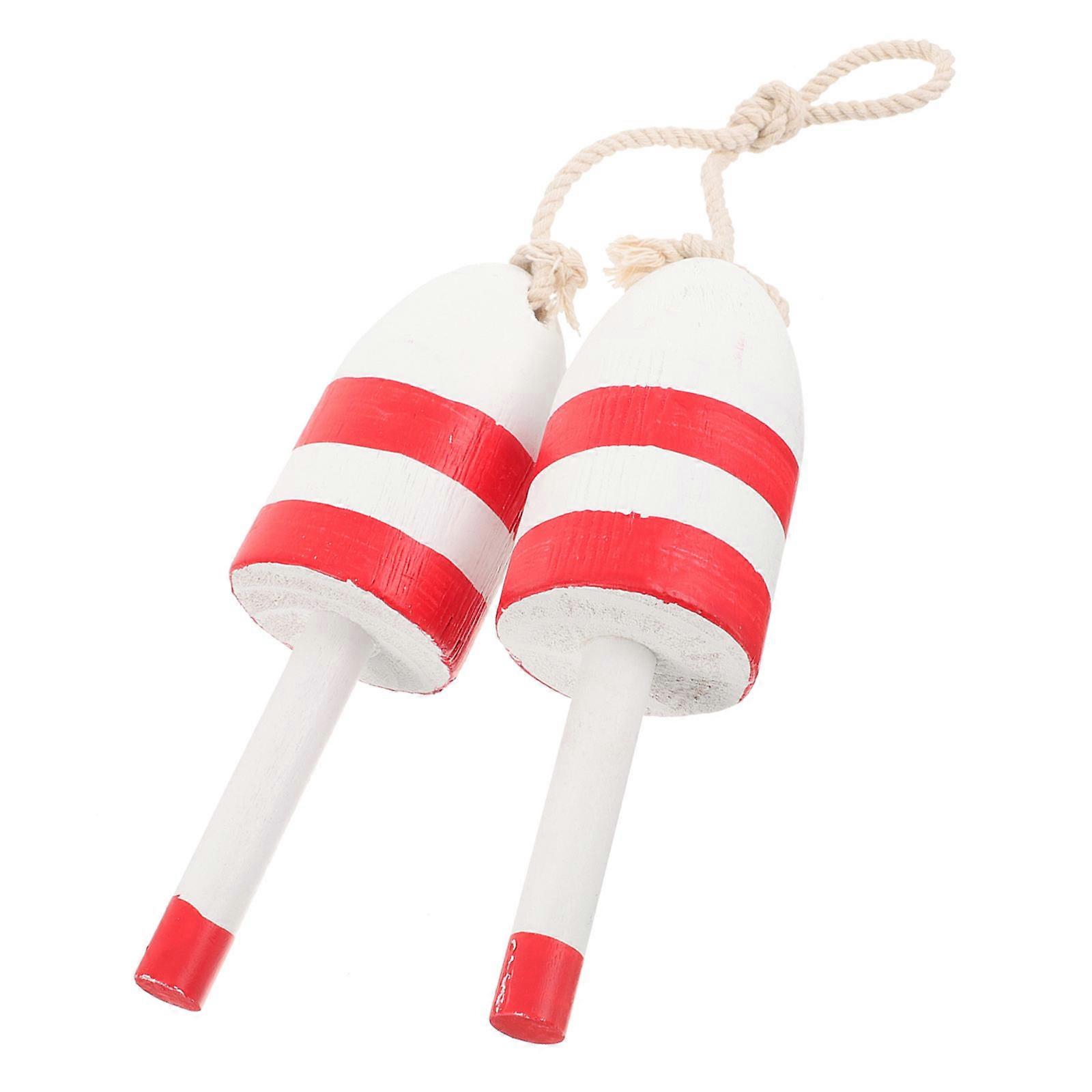 Mediterranean Wooden Wall Float Hanging Decoration for 4Pcs Nautical Use