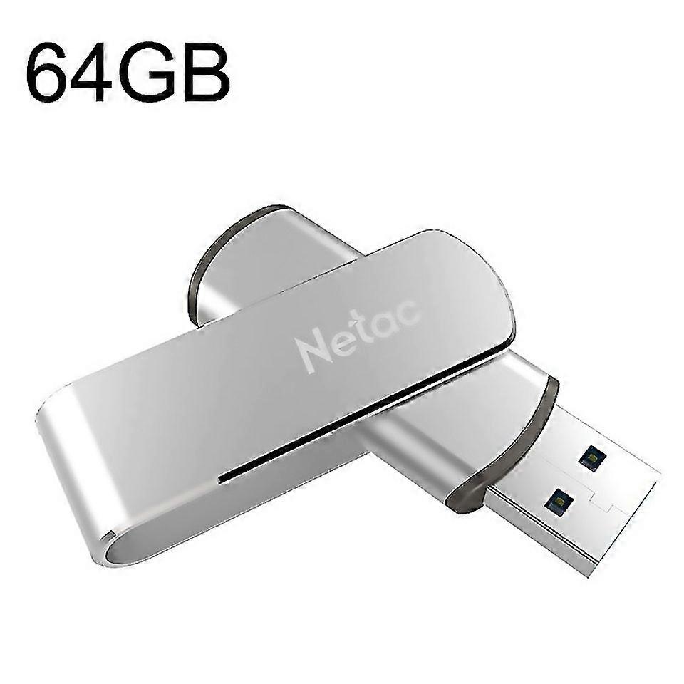 For Netac U388 High Speed Usb30 Metal Rotating Car Computer U Disk Capacity