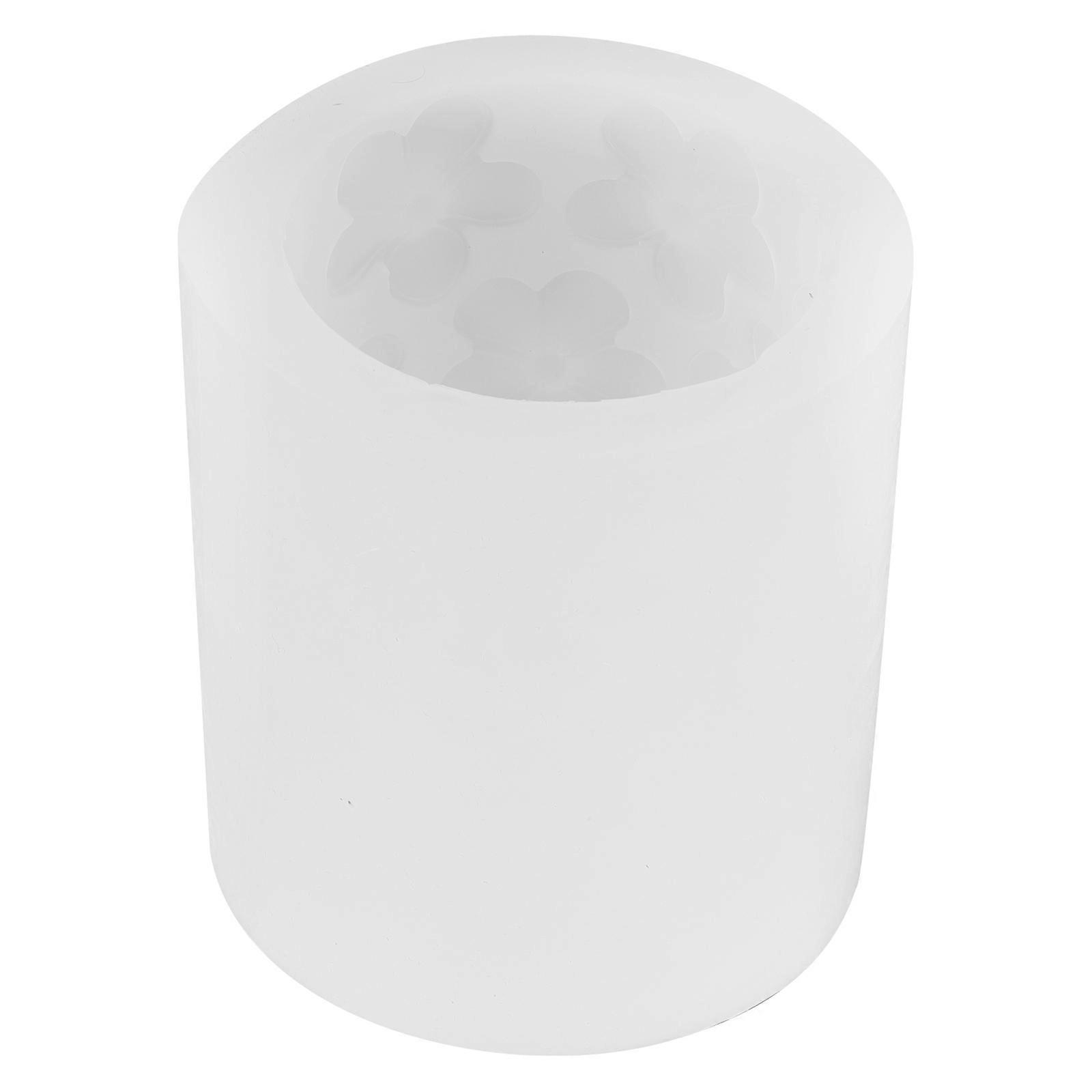 Reusable Silicone Candle DIY Mold White for Home 1Pcs Flexible Mold