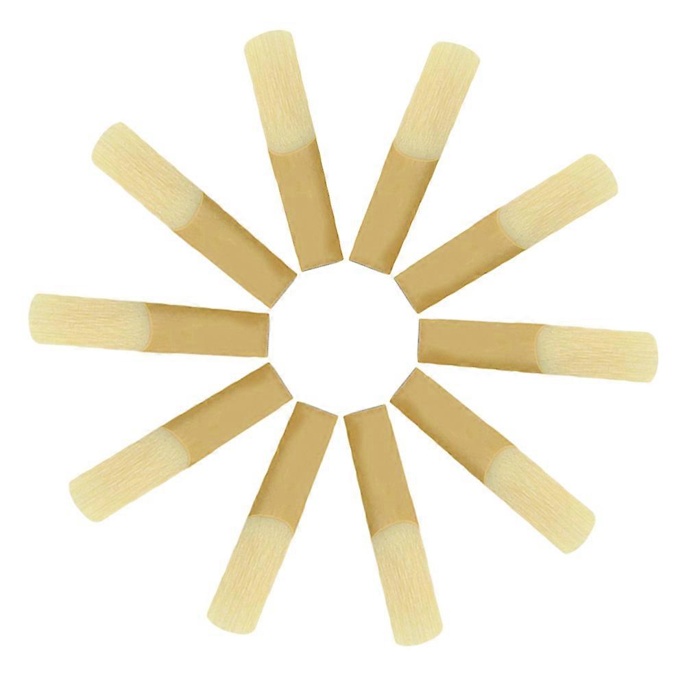 Saxophone Reeds 2.5 Bamboo 10Pcs for Alto Sax Accessory Part Set
