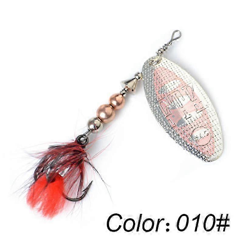 FTK Willow Spinner Lure 20g 14g 8g Copper Size 3#-5# with Treble Hook 2#-1/0# Lure 26s