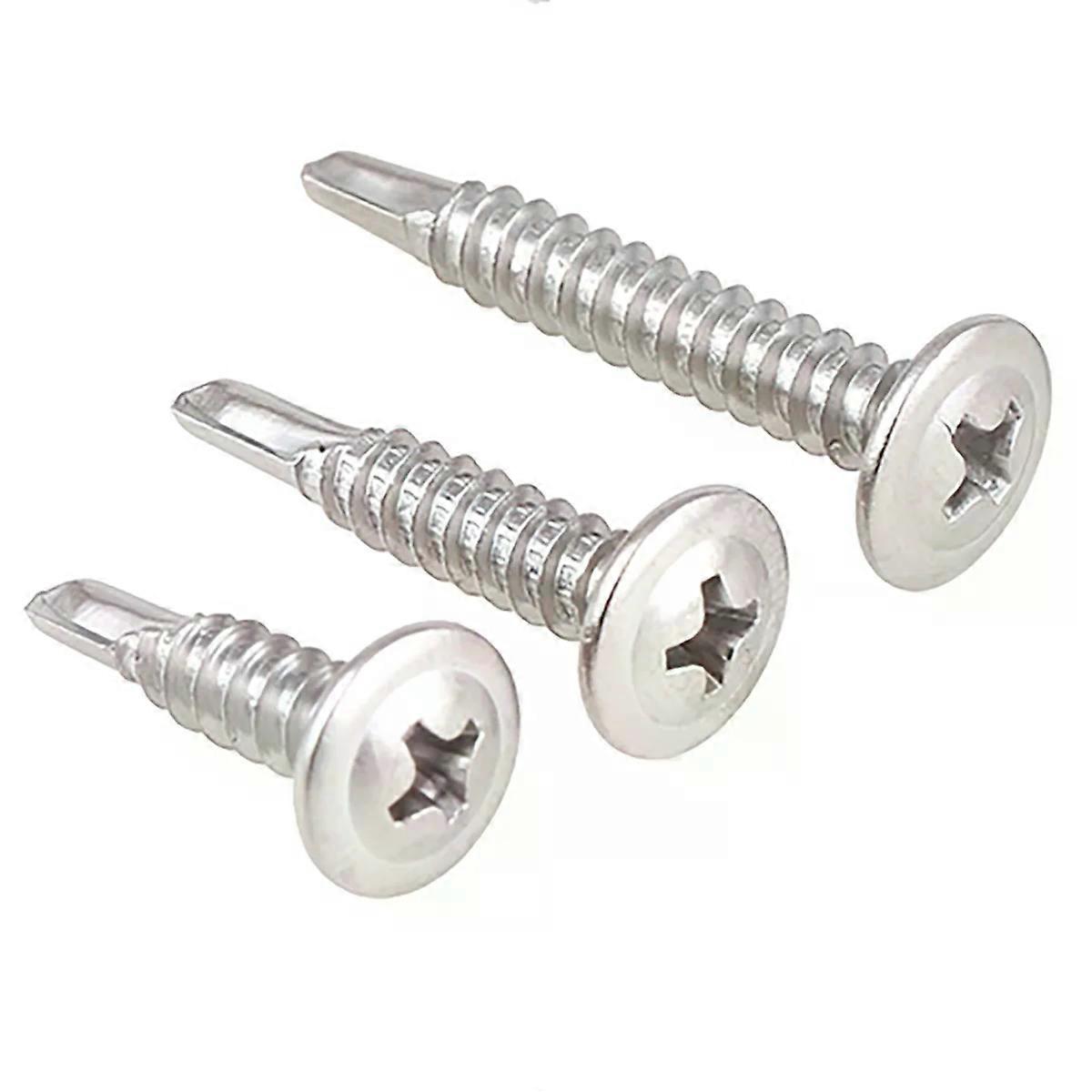 M4.2 M4.8 Self Tapping Screw Phillips Head Selfdrilling Screw With Flat Washer All Sizes