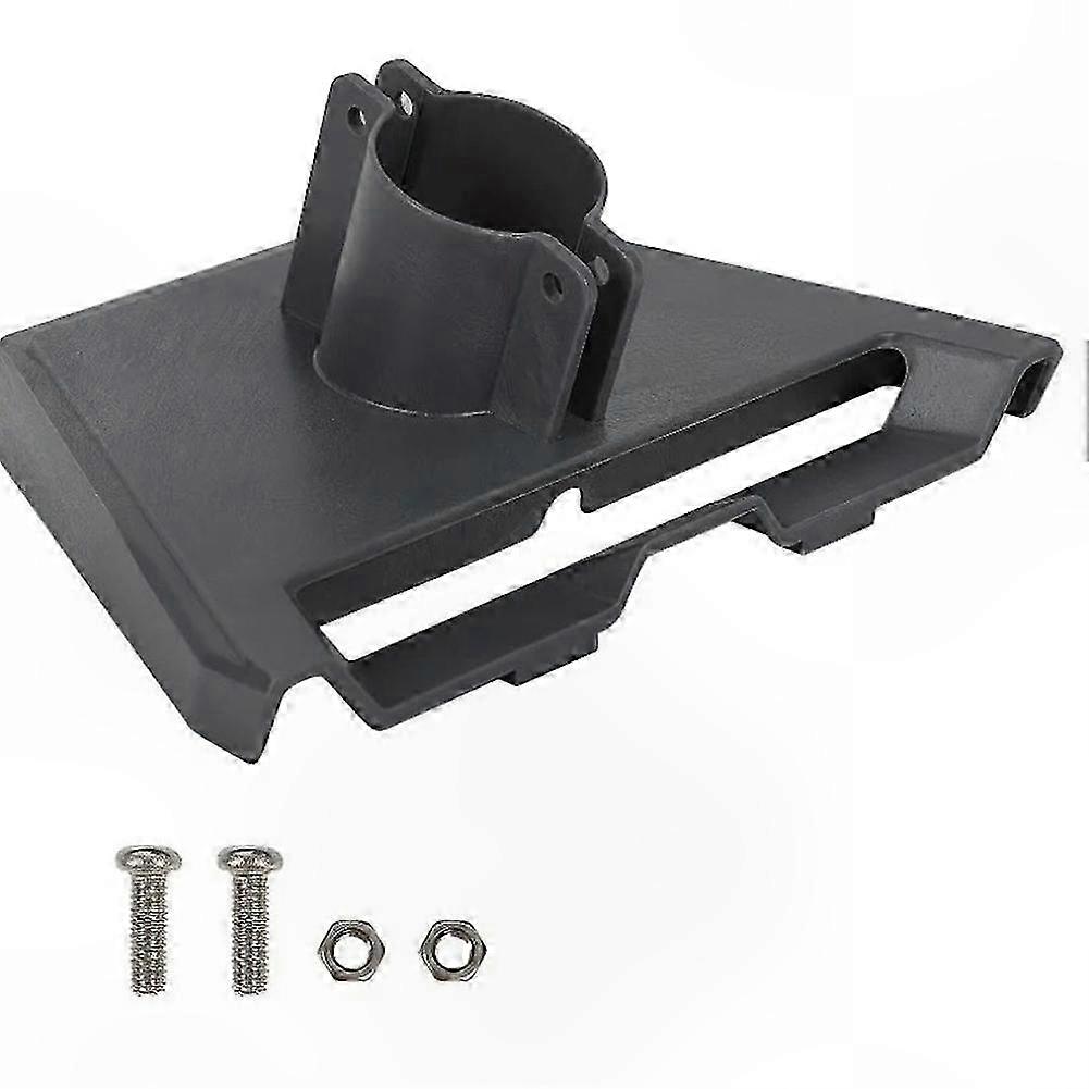 High-Impact Round Tube Adapter for Satellite Dish Mounting Accessory Compatible with Roof and Pole Installation