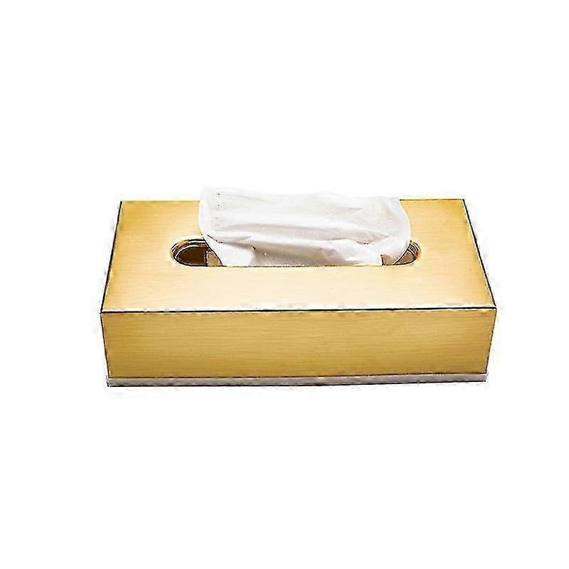 Tissue dispenser, Gold rectangular box BAOBao 25-26s