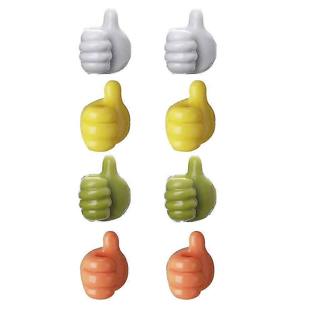 Cable Management Silicone Thumb Wall Hook Office Home Free Punching Creative Thumb Hook Multi-function