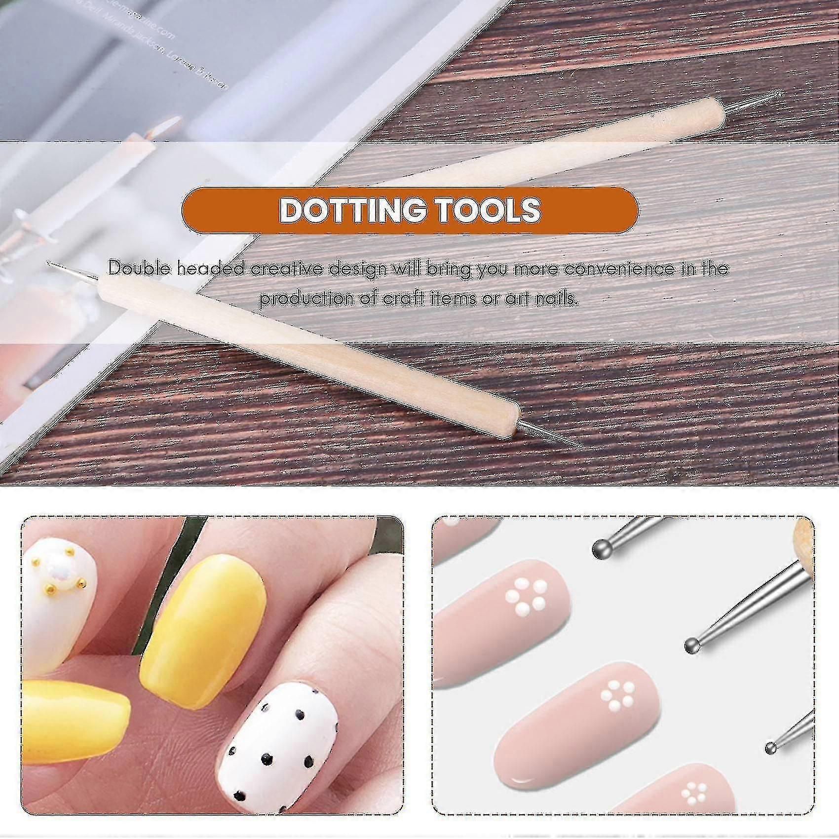 10 Piece Dotting Tools Ball Styluses For Mandala Rock Painting, Pottery , Embossing Art