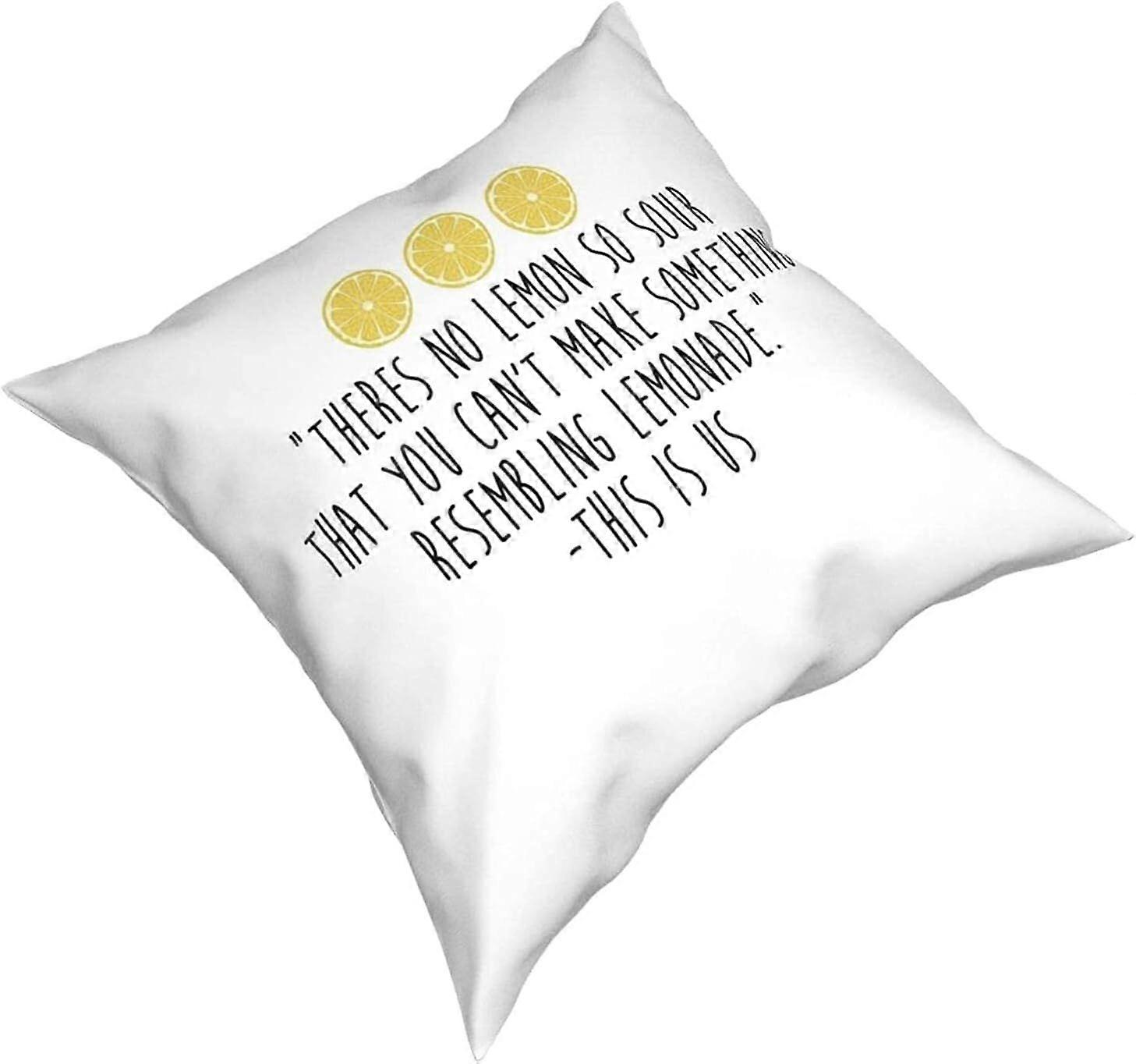 v1315これは私たちレモネードタペストリー枕カバーファッションスクエア枕カバークッションカバー装飾スロー枕カバー18 X 18インチ45×45センチメートルです - TB1315 ij131