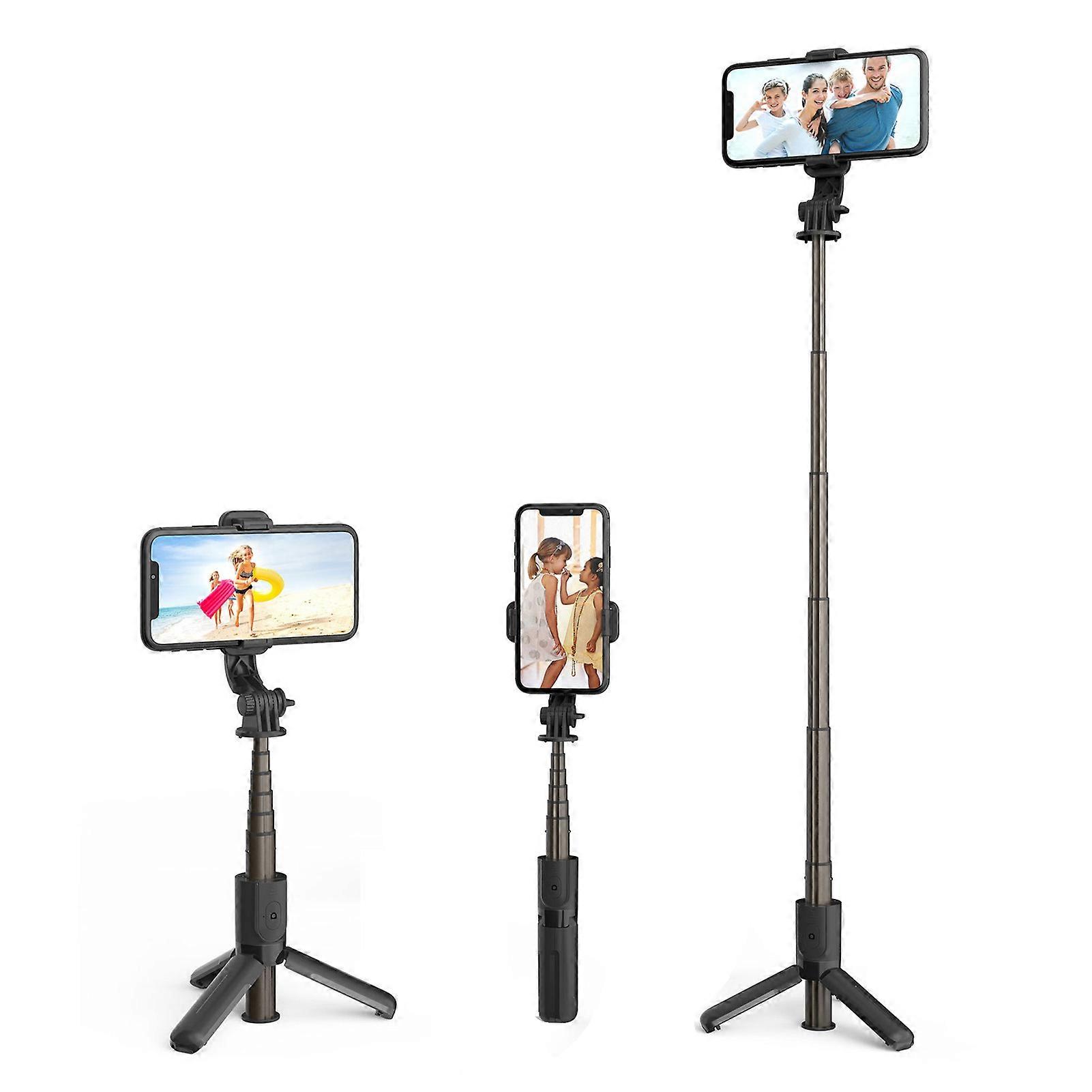 Selfie Stick Stabilizer 360° Rotation Tripod with Remote Control Auto Balance Portable Phone Holder for Live Streaming Video Recording 