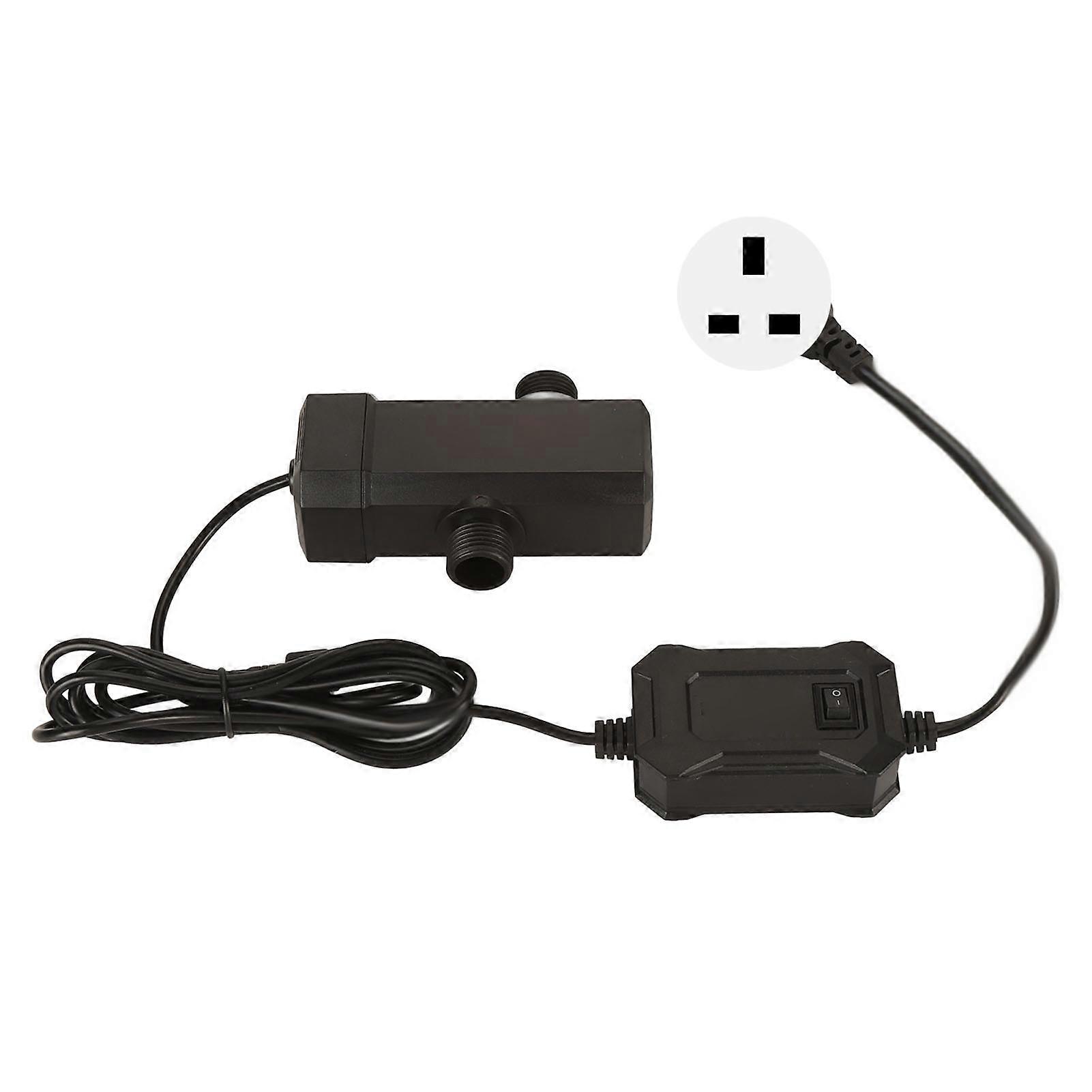 Aquarium Clean Light Reinforced Explosion Proof Quartz Tube High Transparency Remove Algae Submersible UV Clean Light UK Plug 220V 