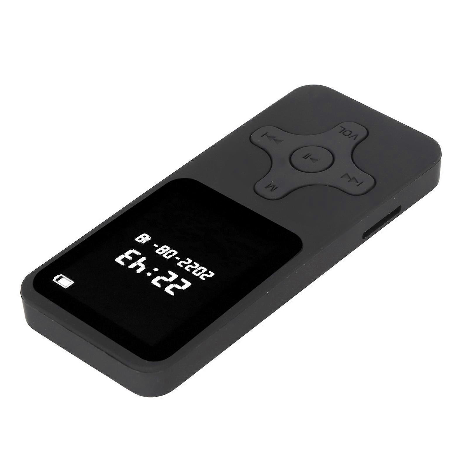 MP3 MP4 Player Bluetooth 5.0 Ultra Thin Digital LCD 1.77 Inch Screen HD Speaker FM Radio Portable HiFi Music Player With 8G Memory Card 