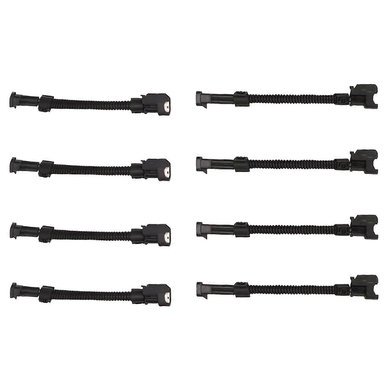 8Pcs Fuel Injector Wiring Adapter for Delphi LQ4 LQ9 4.8 5.3 6.0 To LS2 LS3 LS7 EV6 Injector Adapter 