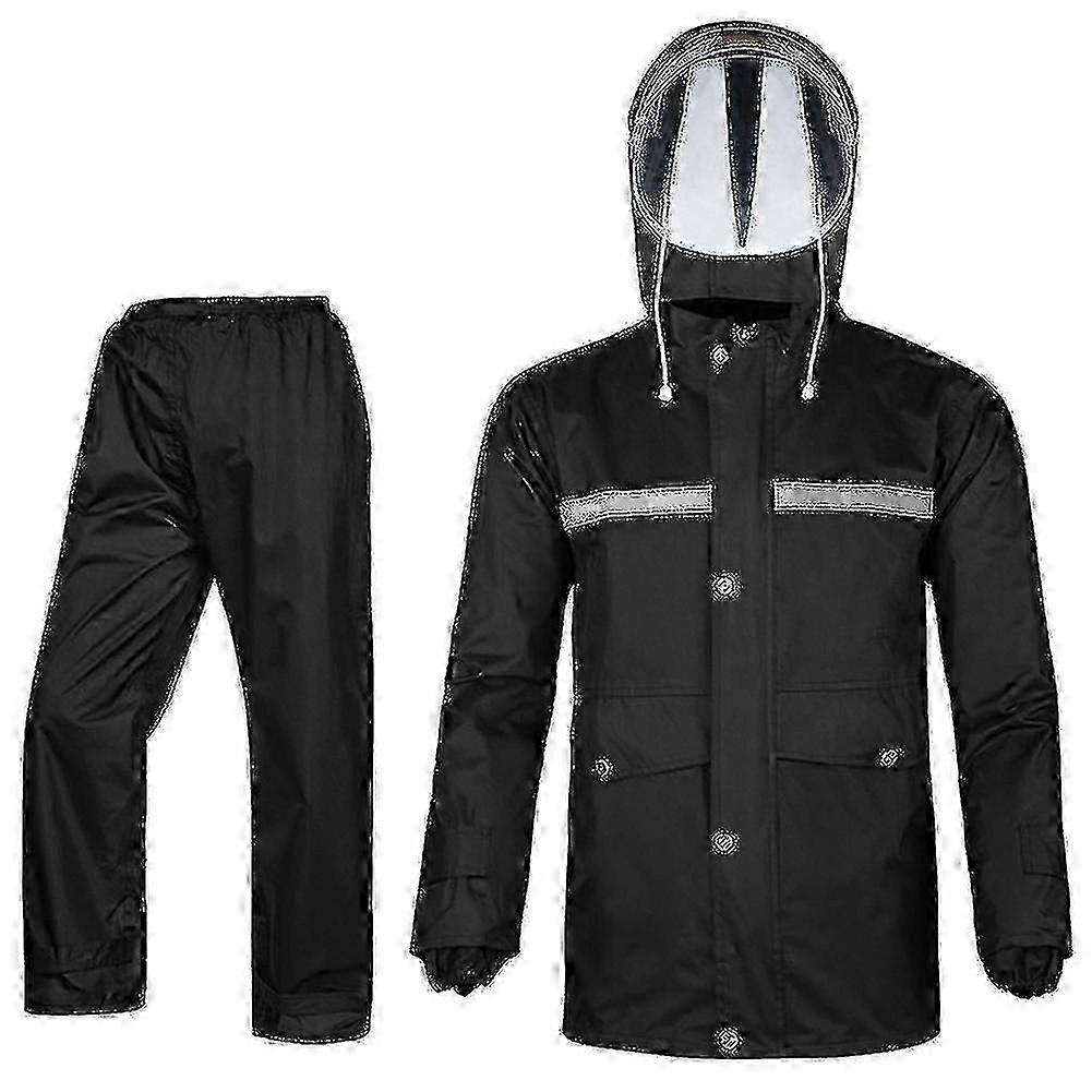 Women's Waterproof Rain Suit Jacket and Trouser Set for Storms