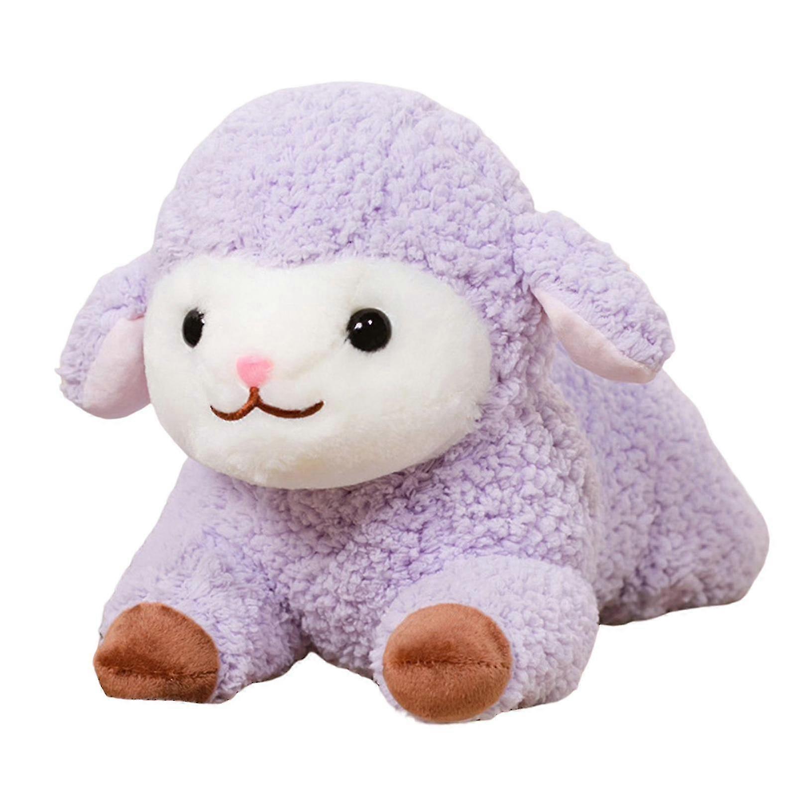 Cute Sheep Plush Dolls Ornament No Fading And Good Elasticity Suitable For Home Office Bedroom Decoration