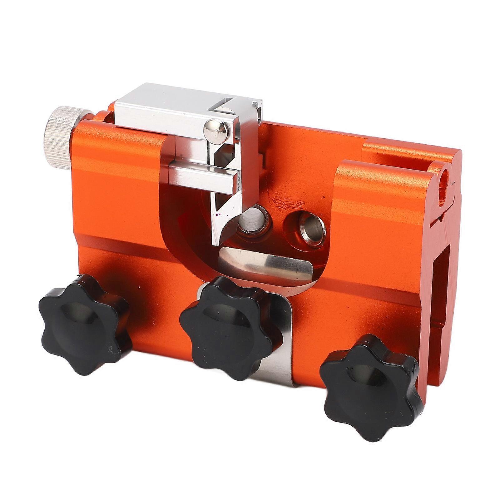 Hand Crank Chainsaw Sharpener Portable Manual Chain Sharpening Jig with Grinding Head Rocker
