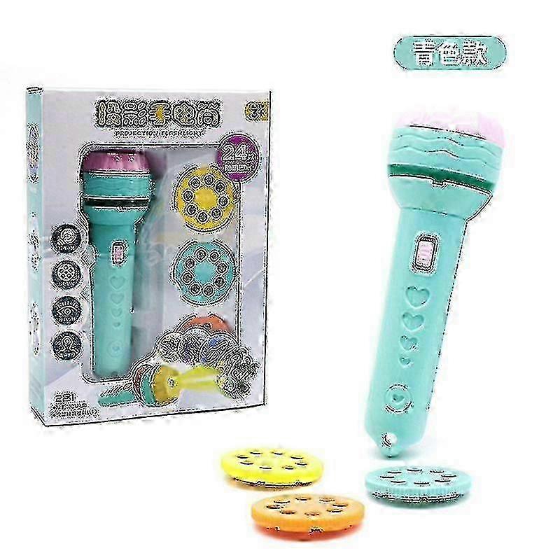 Torch Projector Kids Sleep Story Projector Slide Projector Torch Light With Animal Educational Learning Bedtime Toys