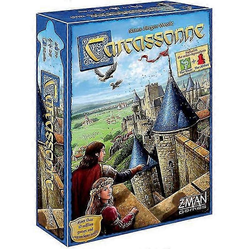 Carcassonne Board Game Family Game Board Game Expand Board Game for 2-5 Players