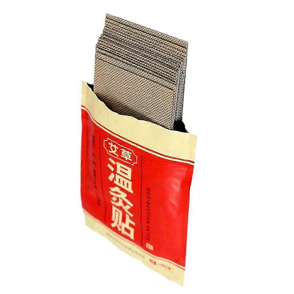 40st / påse varm moxibustion patch kinesisk moxa klistermärke för nacke axelben
