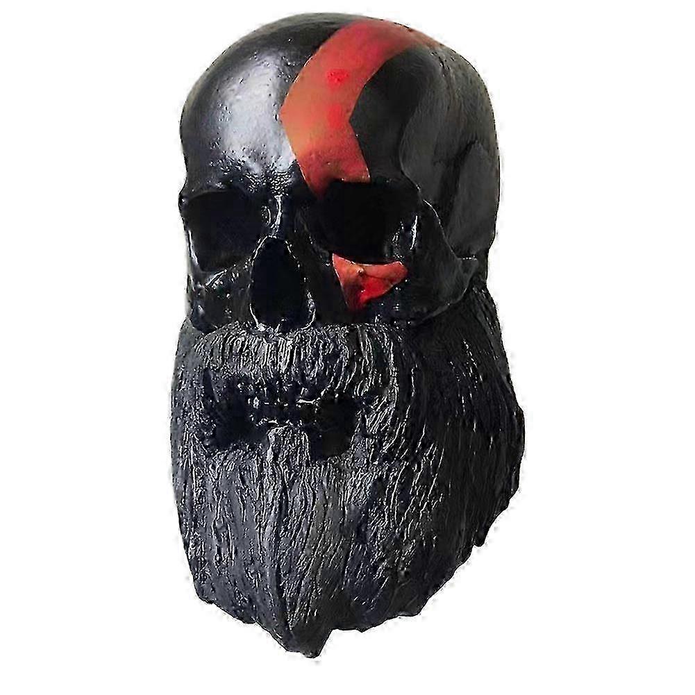Motorcycle Skull Helmet Holder Wall Mount, Multi-uses Removable Skull/beard Helmet Rack, Resin Crafts Helmet Stand F 2025