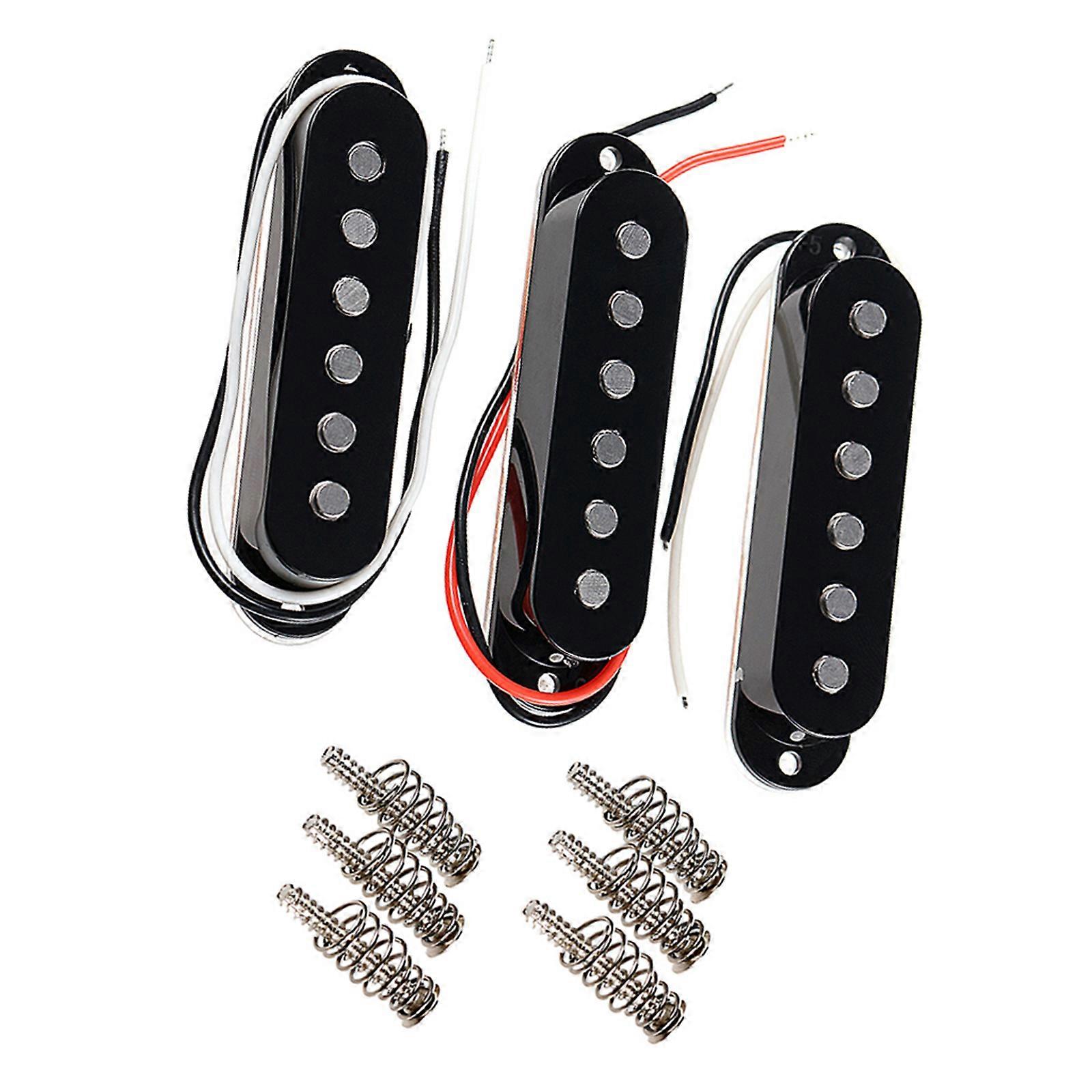 3Pcs Professional Electric Guitar Pickups For Enhanced Dynamics Neck/Middle/Bridge Pickups with Mounting Hardware Multicolor
