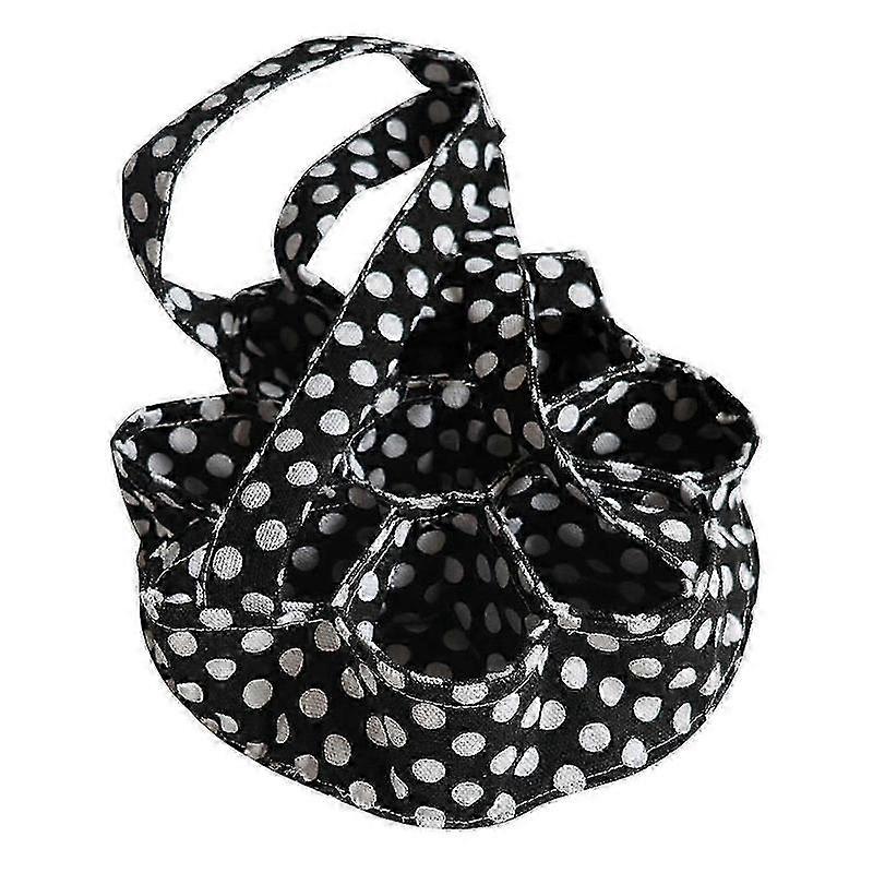 Painted Eggs Collecting Basket with Handle Large Capacity Foldable Design Multifunctional Egg Pouch