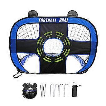 Simple Assembly Bending Soccer Goal for Backyard and Field Practice Space Efficient and Direct current Transport Plan  Orange