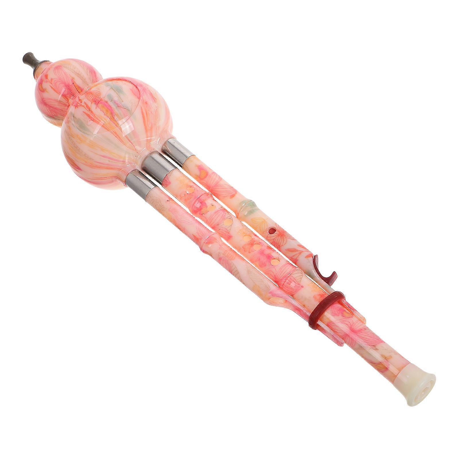 Hulusi Gourd Flute Chinese Musical Instrument for Beginners C Key Student Practice